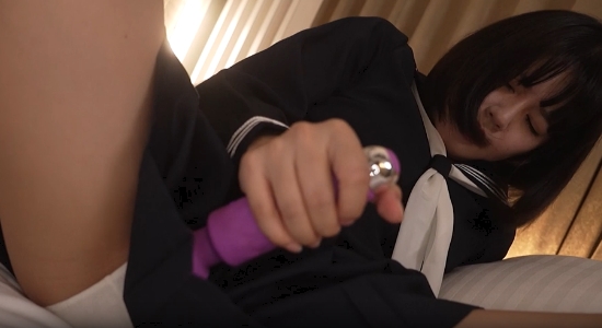 宮越虹海 制服姿でエッチな声で喘ぎながらイキます