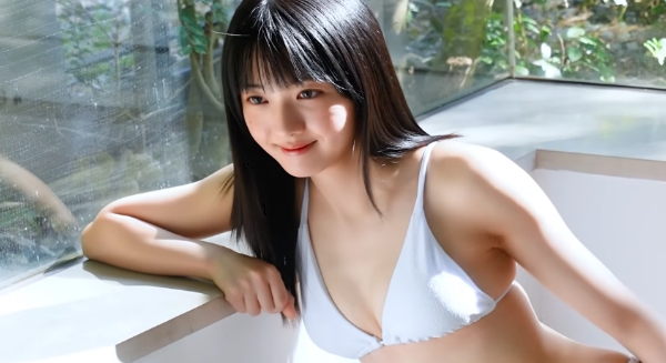 松山綺利 顔面国宝アイドルが初グラビアで抜群なスタイルを披露